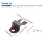 Metal Car Engine Hood Antenna Bracket Mount Stand For Suzuki Jimny 2019 Up Exterior Accessories 