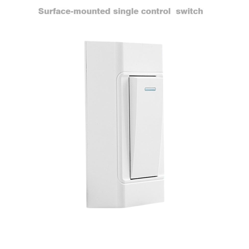 2 Gang 2 Way Dual Control Switch 1 Gang 1 Way Mini Switch New Control Switch Bedside 1 gang 1 way white