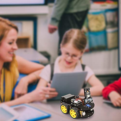 ELEGOO UNO R3 Smart Robot Car V4.0 Electronic Craft Educational Toy, Robot for All Ages