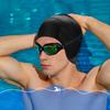 Ear Protection Swim Cap - Professional Silicone Swim Cap, Double Ear Coverage, Waterproof Design, Anti Slip, Swimming