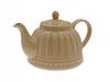 Ceramic Kettle Jug 1L For Hot Coffee And Tea, Mosaique Beige Line
