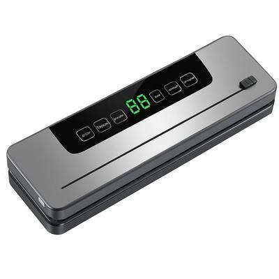 Electric Vacuum Sealer Machine with Built-in Cutter, Touch Button, Dry/Wet Food Storage, Kitchen Vacuum Packaging