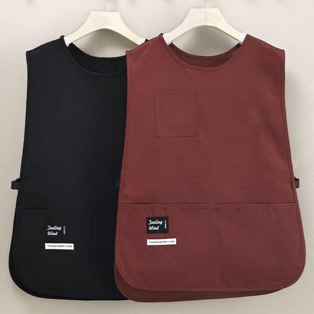 Nylon Vest Style Stain-Resistant Apron Breathable Kitchen Aprons  By Cooks Chef and Servers