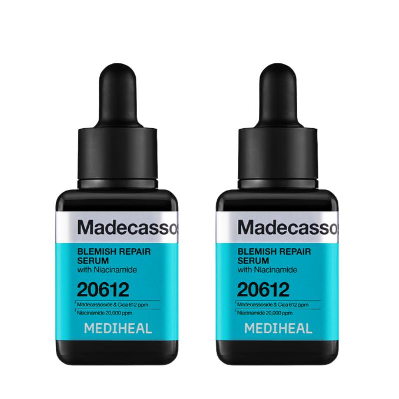 MEDIHEAL Набор сывороток с мадекассосидом для восстановления следов (40мл + 40мл) 40ml+40ml