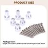 6 Pieces RC Car Heightening Columns Accessories Extended Body Posts Metal Parts Holder for