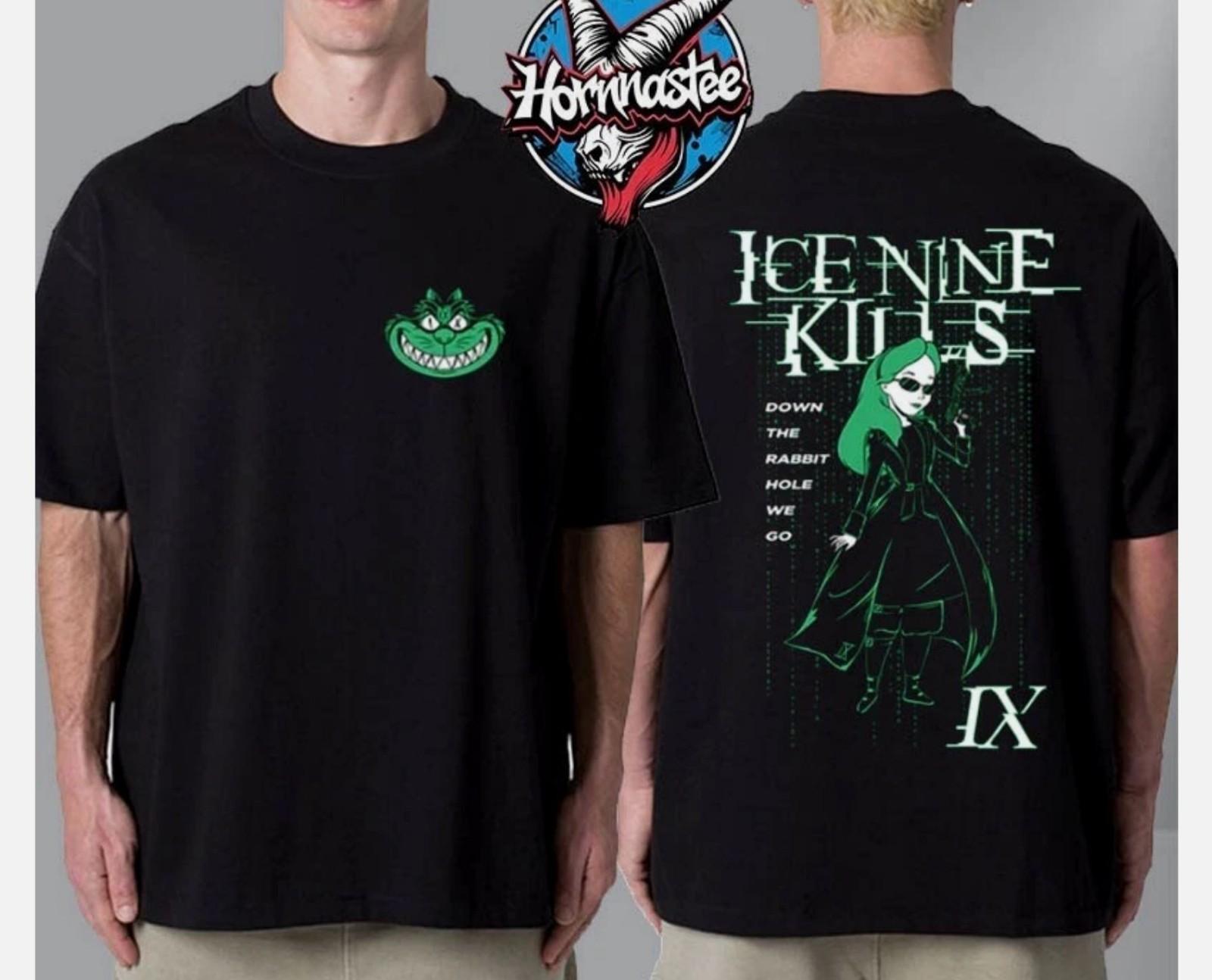 Ice Nine Kills Злоба в Стране чудес Спускаемся в кроличью нору Унисекс футболка 3XL
