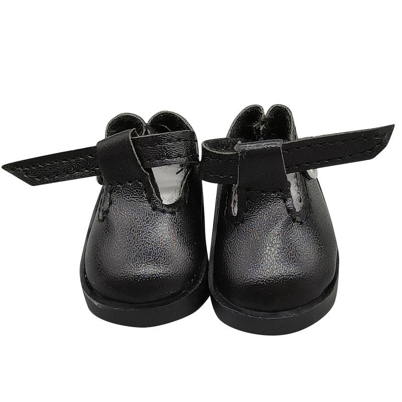 6-Point BJD 30cm Doll Leather Shoes, Flat Patent Leather, Casual Fit 4.7cm×2.5cm