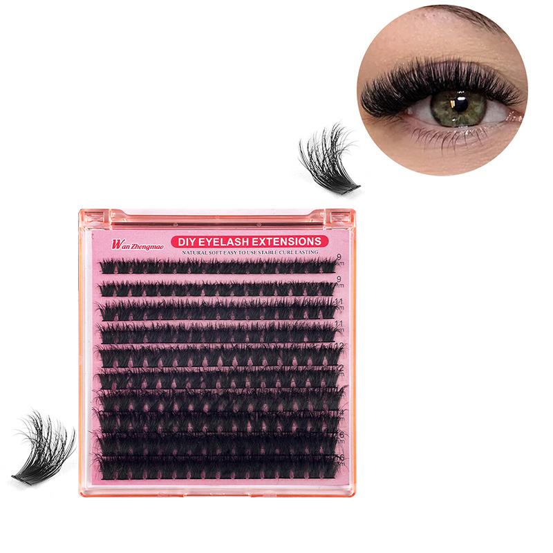 

Fluffy Lash Clusters Plush Thick Lashes Eyelash Extensions Volume Lash Clusters Diy Eyelashes Clusters Makeup Home Diy Eyelash 200D