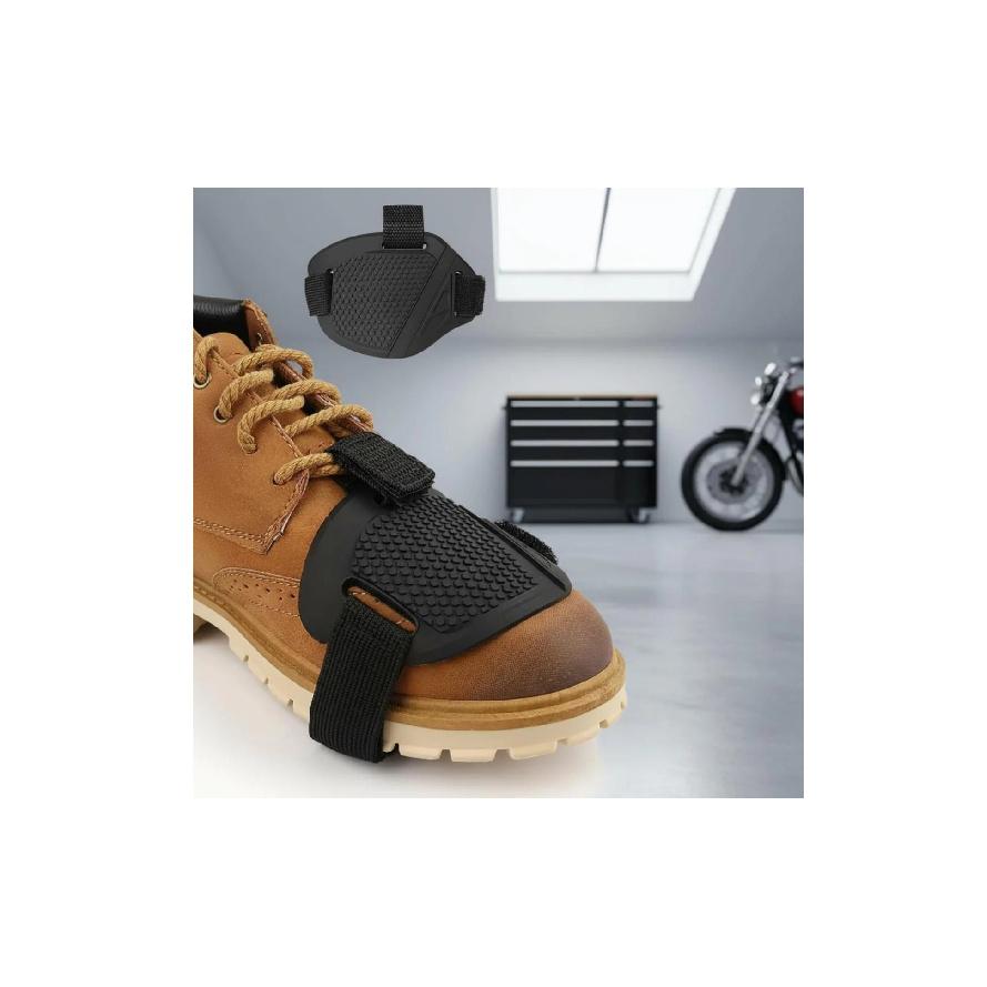 Motorcycle Gear Shoe Protector Textured Motorcycle Shoe Protector Pad Boot Cover Reinforced Riding Gear Scratch Protection