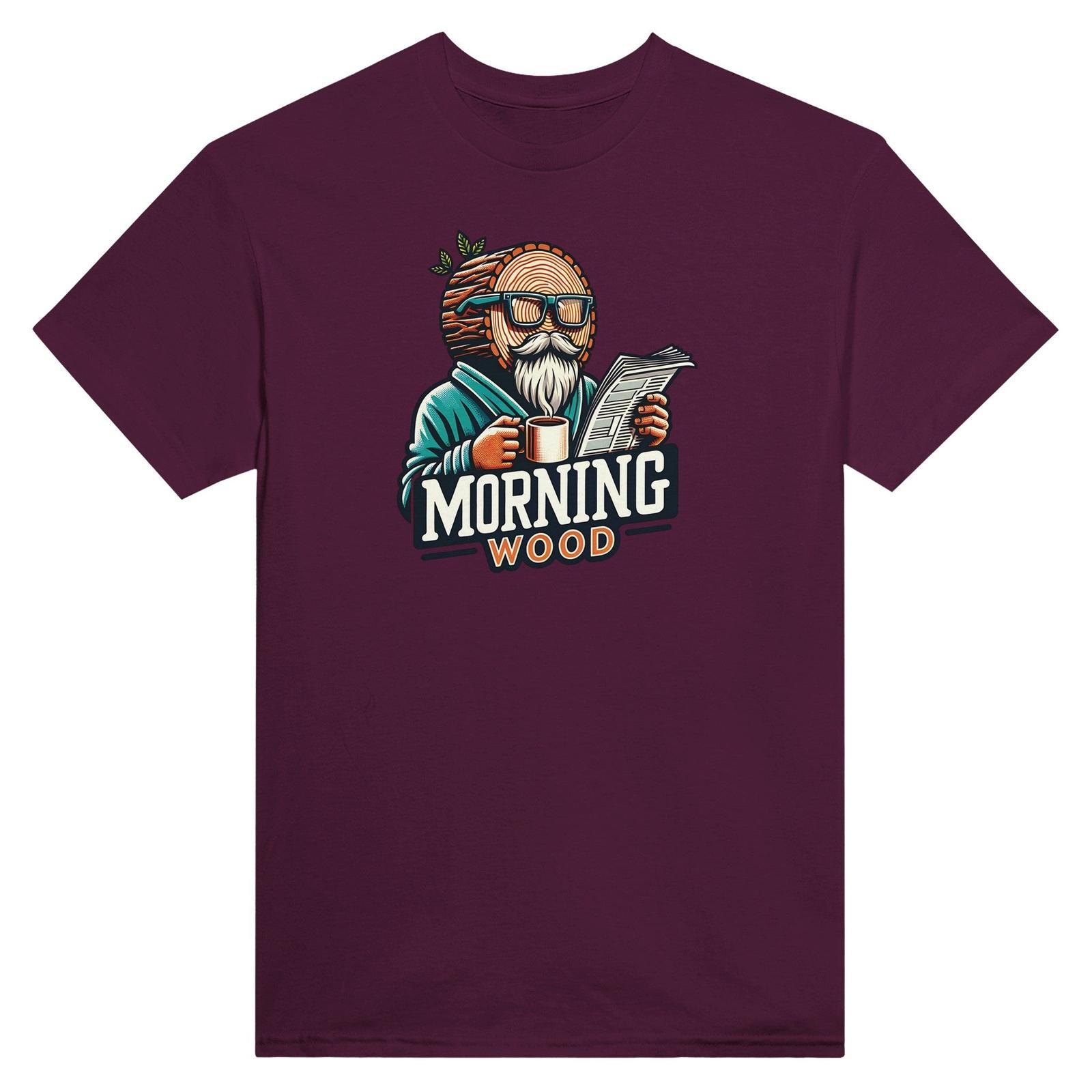 Morning Wood Heavyweight Unisex Crewneck T-shirt S разноцветный