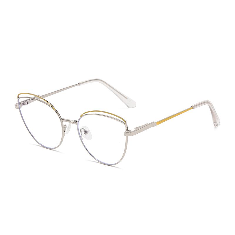 Anti-Blue Light Rays Eyeglasses Frame Women Cat Eye Glasses Brand Designer Clear Lens Computer Optical Eyewear