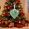 Snowflake-Shaped Sea Glass Ornaments - Handmade Acrylic Christmas Tree Decor Friendship Art Keepsakes