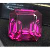 Natural Rhodolite Garnet Asscher Cut 11-13 Ct Stunning Certified Loose Gemstone