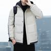 classic versatile cotton-padded clothes men's autumn and winter thickened clothes two bars men's striped cotton-padded clothes men's hooded jackets