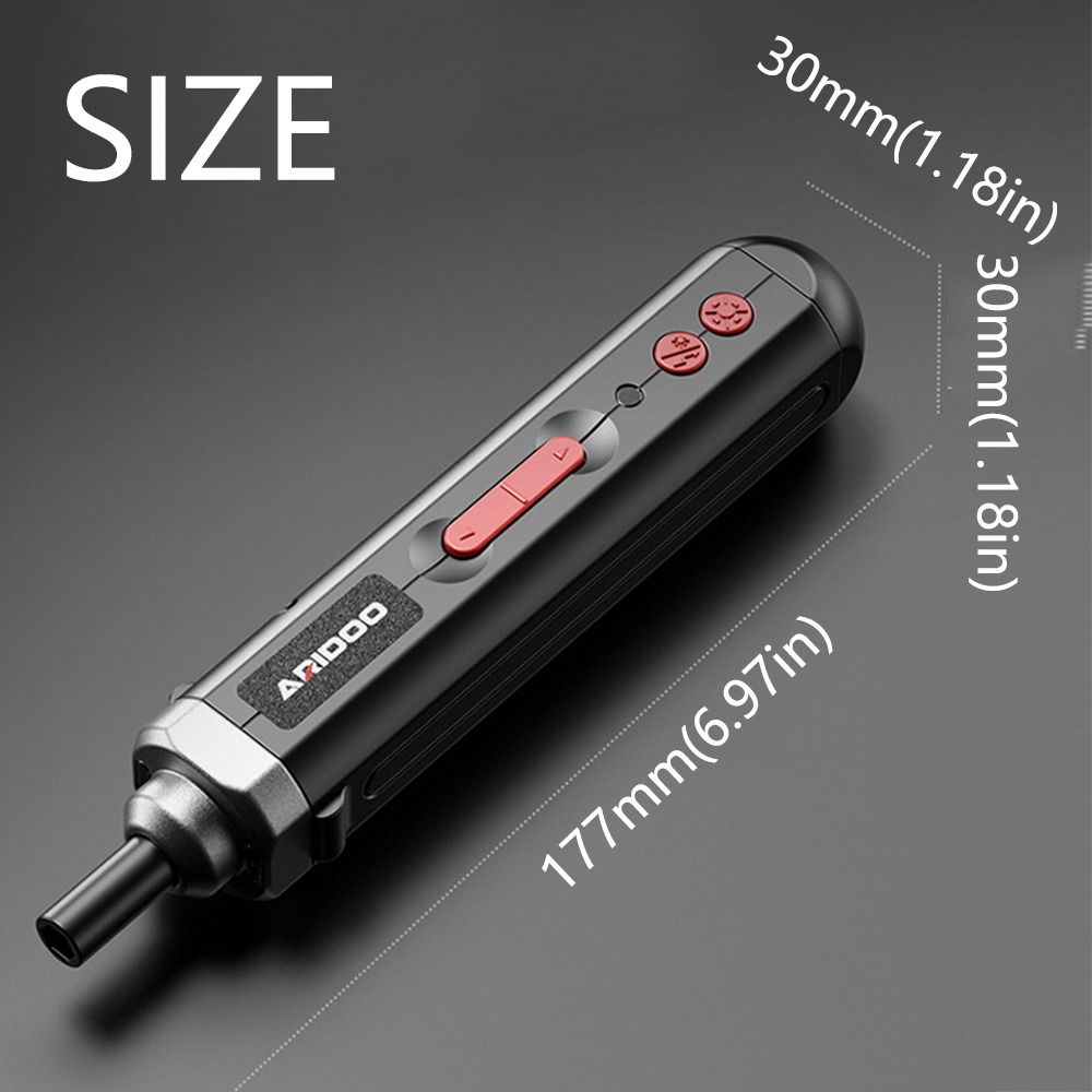 Ergonomic Cordless Screwdriver Portable Electric Drill Lightweight Power Drill  Maintenance Repair
