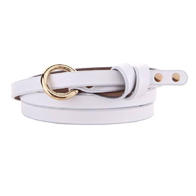 Vintage Cowhide Leather Belt With Circle Design And Hook Fastening For Daily Use