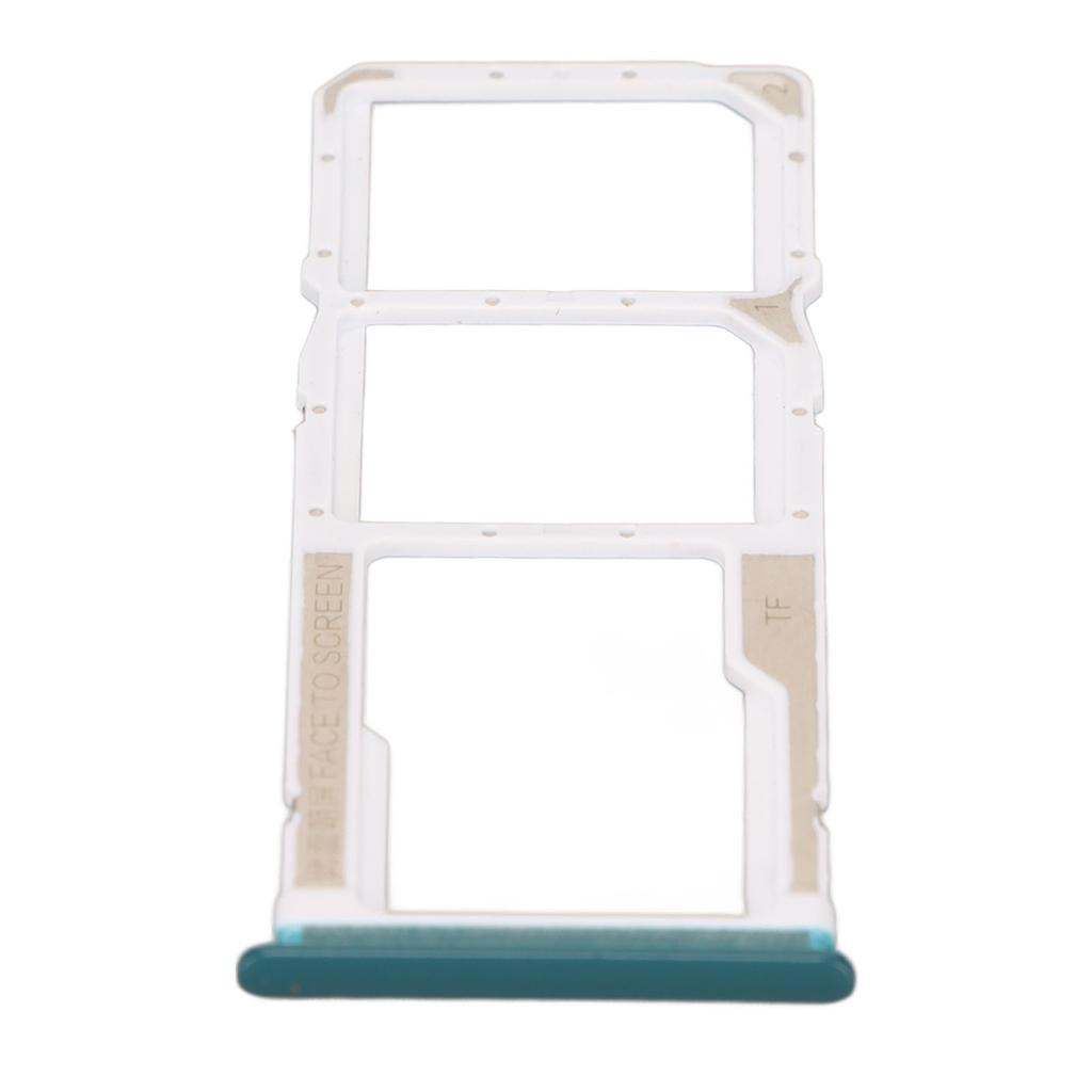 Ersatz SIM-Kartenfach Speicherkartensteckplatz Halter mit Auswurfstift Bürste für Xiaomi Redmi Note 9 Grün