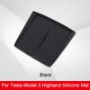 For Tesla Model 3 Highland 2024 Wireless Charging Pad Silicone Mat New Model 3 Center Control Cell Phone Anti-slip Silicone Mat
