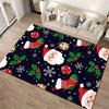 Santa Pattern Christmas Rug Non-slip rug suitable for living room and bedroom sofas