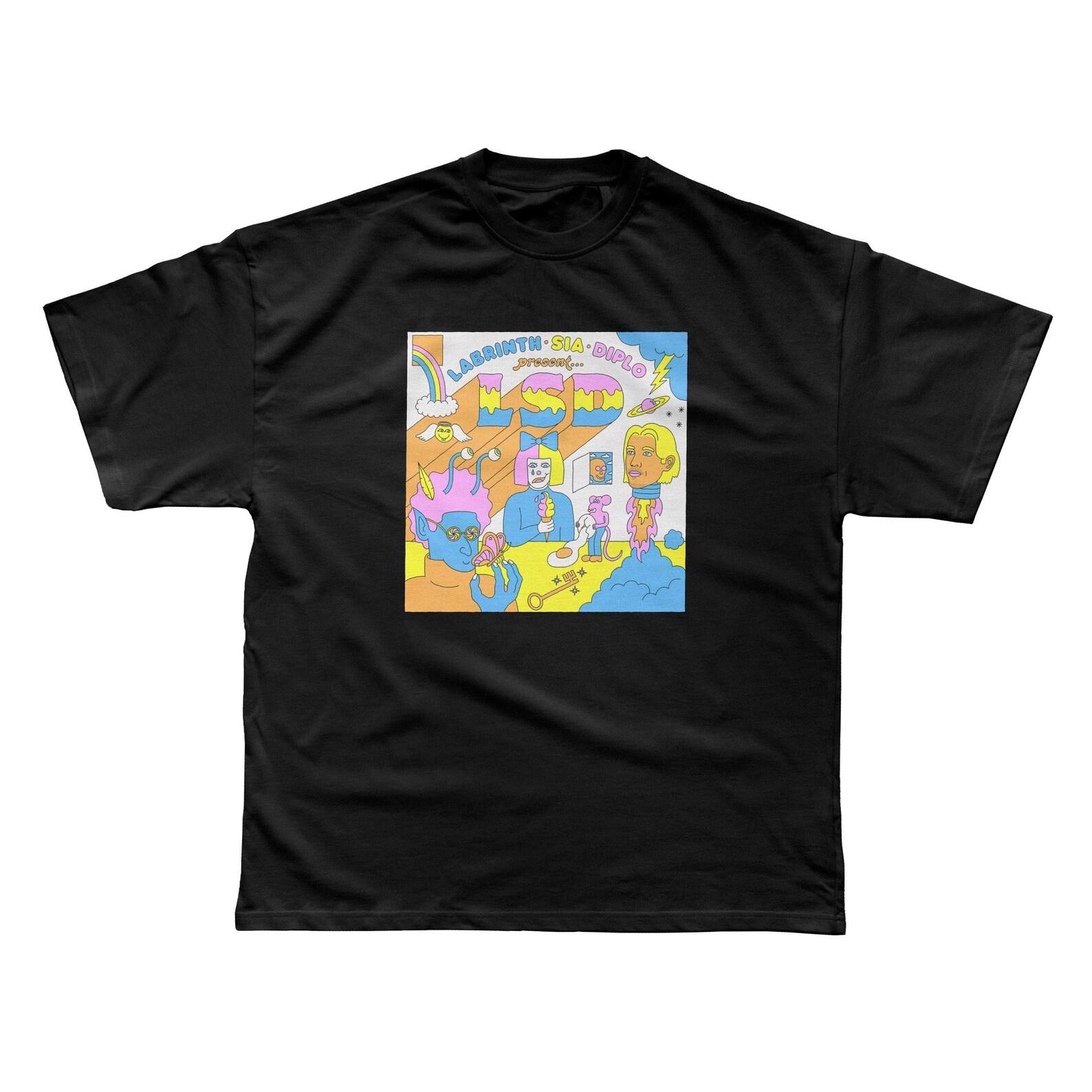 Sia - LSD Unisex T shirt 2XL