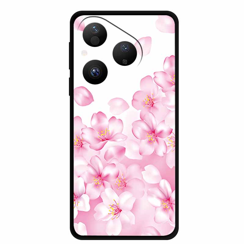 Colorful Case For Huawei Pura 80 Case Cartoon Animal Silicone Black Soft Cover for Huawei Pura 80 Case Protective Bumper Pura80