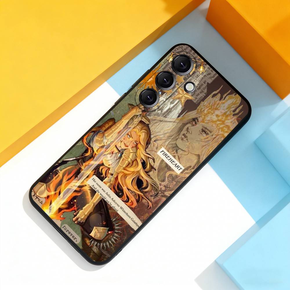 

T-Throne Of G-Glass Cool Phone Case For Samsung Galaxy A 73,72,51,53,52,71,22,5G,Note,J7,8,9 Soft Precise Hole Black Cover Samsung a21
