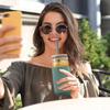 Silicone Water Drinking Tumbler Bamboo Lid Iced Coffee Glasses Cute Breakfast Mug  Drinkware
