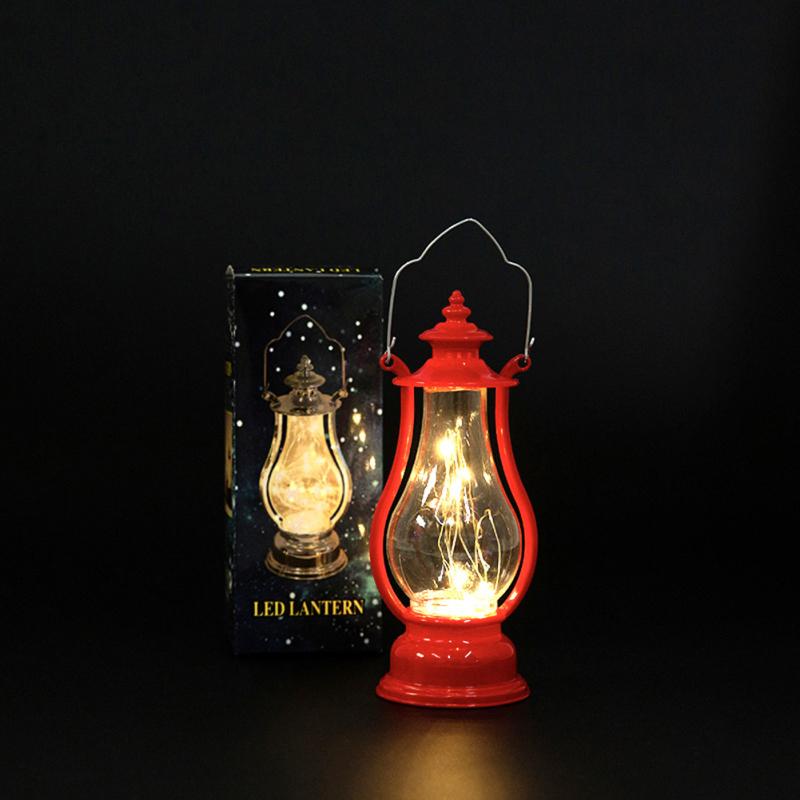Retro Led Oil Lamp Wine Pot-shaped Copper Wire String Light Portable Night Lights Ornament For