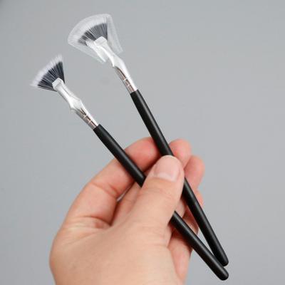 Yousheng 2 Stück Mascara-Fächerpinsel, natürliche Lifting-Effekte, betont die unteren Wimpern, Wimpernpinsel, Damen-Accessoires