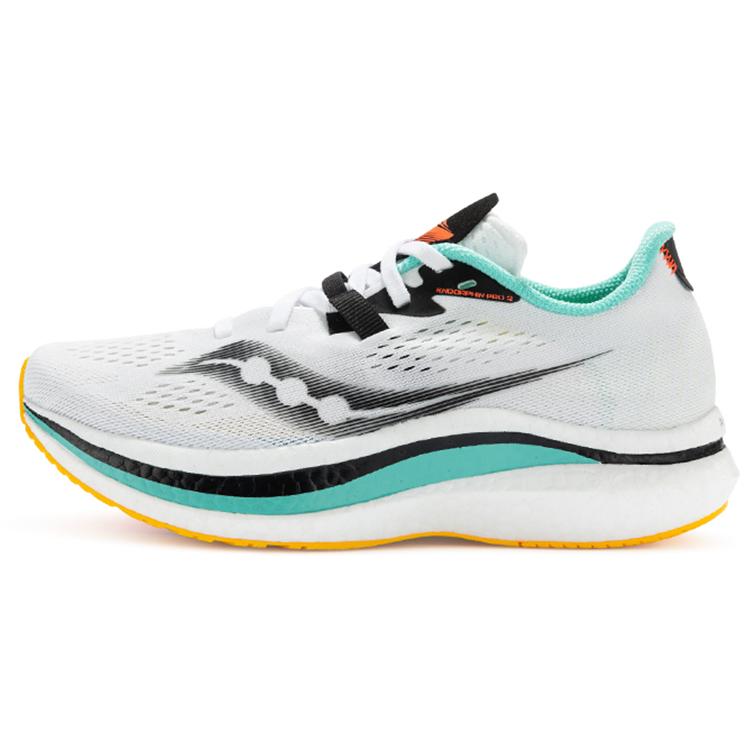 saucony Women s Endorphin Pro 2  White ViZi  S10687-84 37
