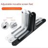 Adjustable Room Divider Stand Holder Aluminum Zinc Zinc Alloy Screen Base Partition Support Bases  Hotel