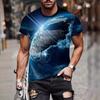 Summer Funny Casual Style For Men 3D Printed Men's T Shirts Fashion O-Neck Short Sleeve Sportswear Streetwear Oversized Tops