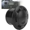 Aramox Air Vent Ventilation Outlet, 75mm Dashboard Air Conditioning Deflector Outlet Black Round Vent Universal for Bus RV
