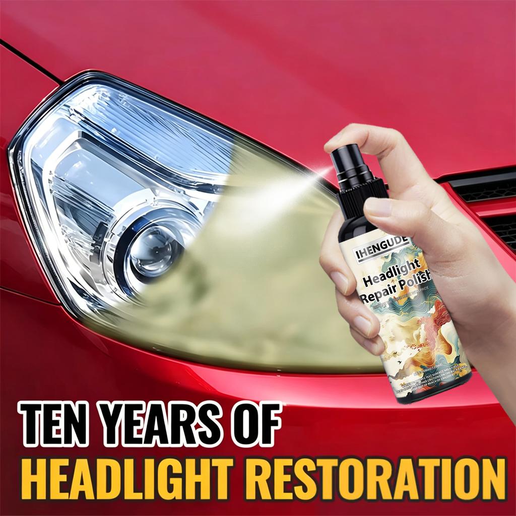 Car Headlight Repair and Polishing Kit, Scratch Removal and Cleaning Paste, Universal Headlight Lens Repair Kit