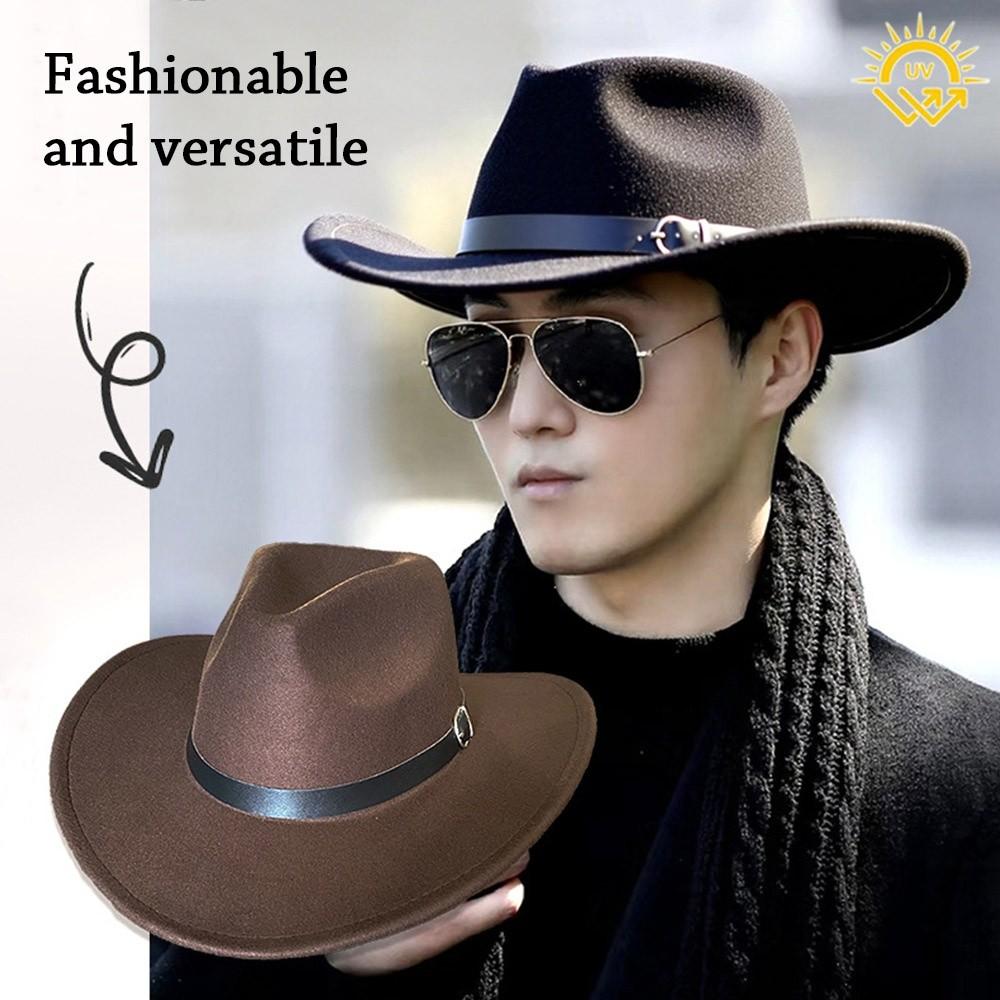 Short Brim Bucket Hats Felt Fabric Trilby Hat New Panama Hats  Winter Season