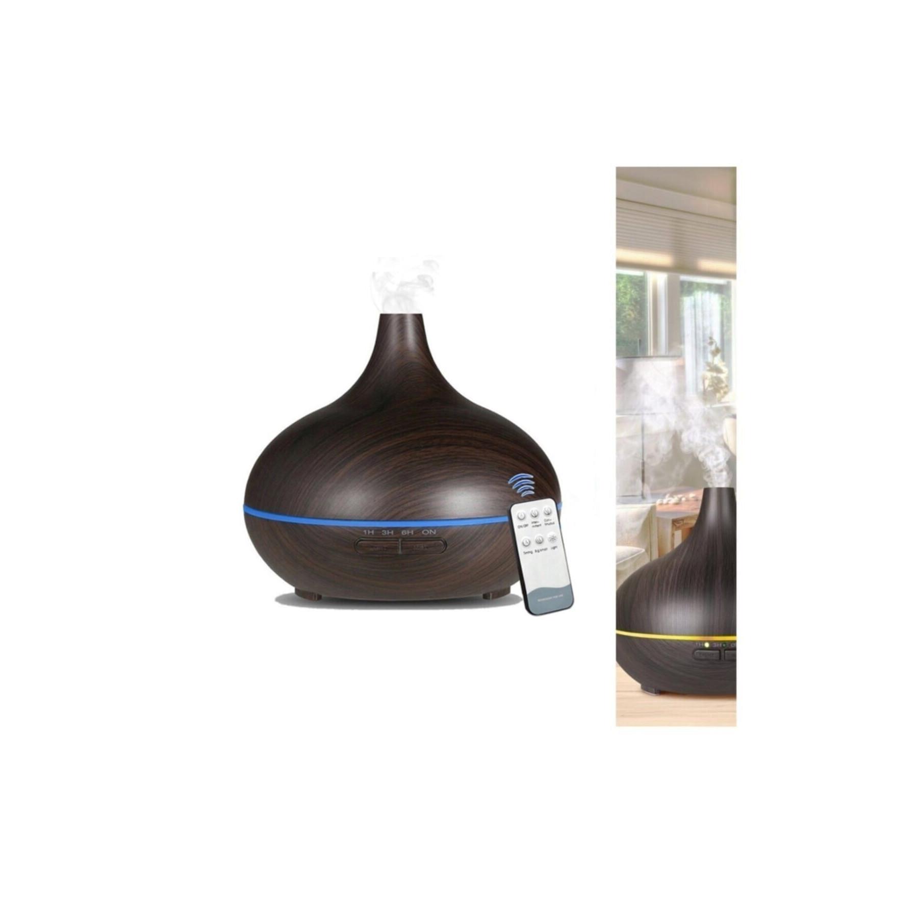 

FLQUE Aroma Diffuser Night Light 7 LED Увлажнитель Паровая машина с дистанционным управлением 550 мл.