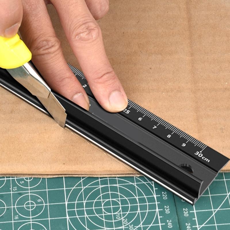Professional Aluminum Alloy Ruler Metal Measuring Tool For Students Architects Engineering Drafting Measuring Drawing