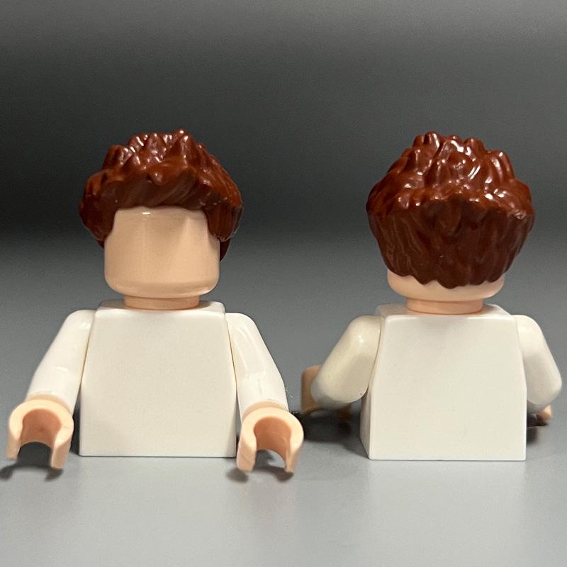 Compatible Lego Boy's Small Particle Hair Building Blocks MOC Parts DIY Assembly Toy Accessories