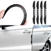 Lpdv10 4PCS RUBBER Car Bumper Anti-collision Strips Door Protector Sticker For Alfa Romeo Stelvio Sportiva 147 Styling Auto Accessorie