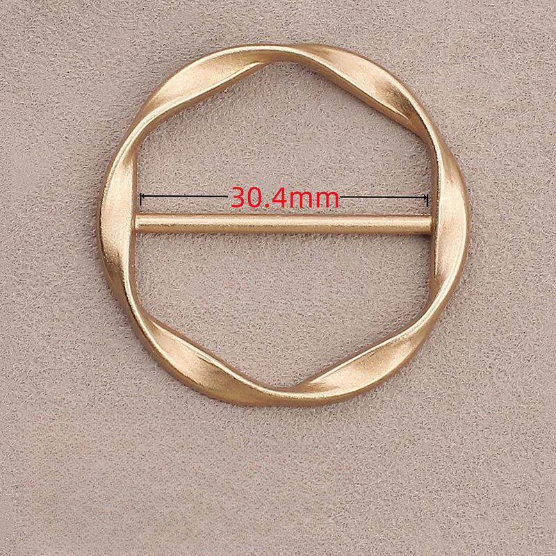

Модная металлическая круглая круглая пряжка с пряжкой, кольцо для одежды, держатель для шелкового шарфа, кольцо-зажим для футболки, зажим для галстука, женский орнамент 1PC