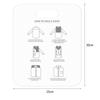 68cm/48cm Plastic Clothes Folding Board Durable Kids Laundry Folder Easy and Fast Shirt Folding Board Home Storage Tool for Kids