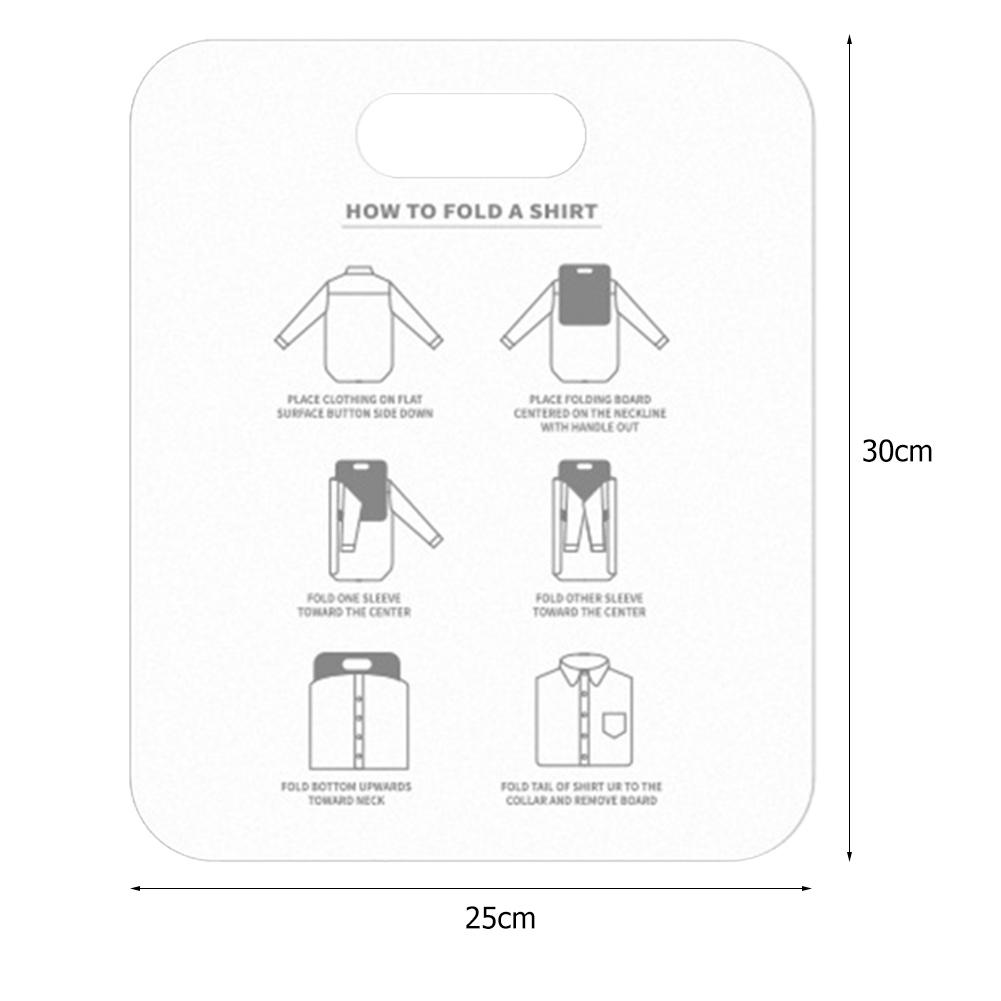 68cm/48cm Plastic Clothes Folding Board Durable Kids Laundry Folder Easy and Fast Shirt Folding Board Home Storage Tool for Kids