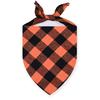 Plaid Cotton Triangle Dog Bandana Scarf