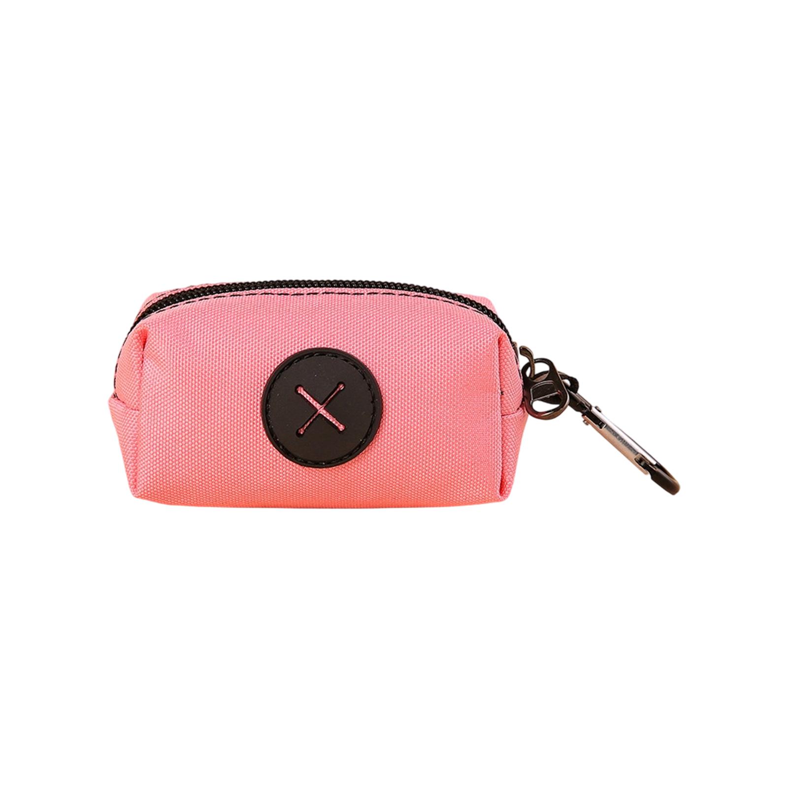 

Outdoor Dog Walking Waste Bag Dispenser & Storage Pouch One Size розовый