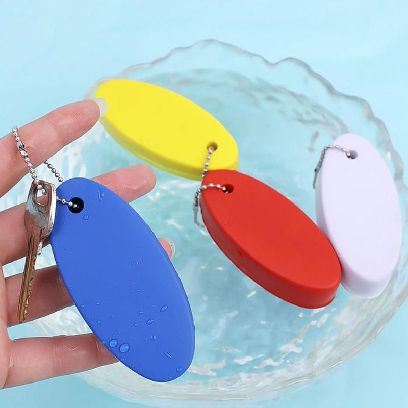 Oval Foam Floating Buoyant Keychain For Water Sports Marine Boat Swimming Kayak Rafting Key Canoe Keyring Surf Accessory