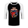 Foo Fighters Camiseta Raglan de Algodão Unisexo para Adulto Ray Gun