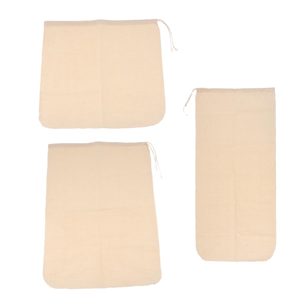 4Pcs 30x30cm Juice Reusable Mesh Strainer Filter Bag Multiple Usage