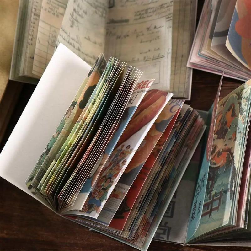 50Pcs Flowers Collection Aesthetic Paper Phone Decoration Plant Scrapbooking Scrapbook Paper Journaling Supplies Cardcoard Post Card