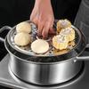 14" Round Stainless Steel Steamer Rack, Pressure Cooker Canner Racks Stock Pot Steaming Tray Stand Cooking Toast Bread Salad Baking