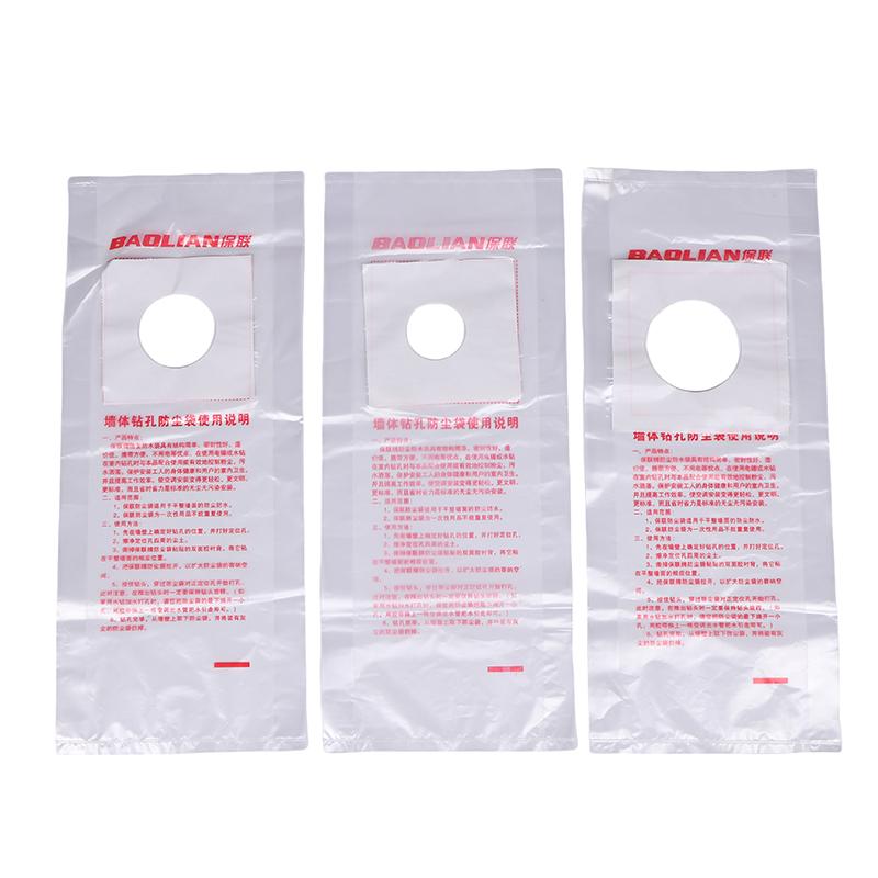 10Pcs  Water Catch Tool Electric Drill Dust Bag Hammer Punching Hole Air Conditioning Dustproof Collector Device